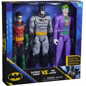 Comparateur de prix : PACK 3 FIGURINES 30 CM BATMAN/ROBIN/LE JOKER