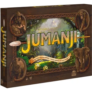 Comparateur de prix : Jeux de société Jumanji Spin Master Retro Marron 27,6x5,9x37,6 cm A2102988