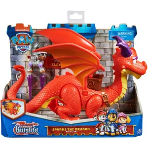 Figurines Pat Patrouille Sparks Le dragon et Claw Rescue Knights