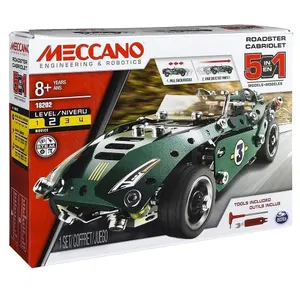 Spin Master Cabriolet 5 En 1 - Meccano - Rétro Friction - Jeu De Construction VertVendu parfnac