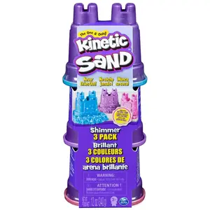 Comparateur de prix : Spin Master Pâte à modeler pour enfant Kinetic Sand Multipack sable pailleté 340 g