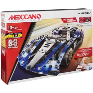 Spin Master Jeu de construction Meccano Supercar 25 Modèles Motorisés pas cher
