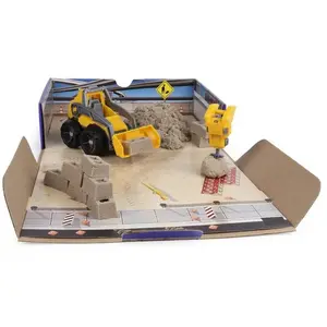 Comparateur de prix : Spin Master Pâte à modeler Kinetic Sand Coffret Chantier Creuser et Démolir