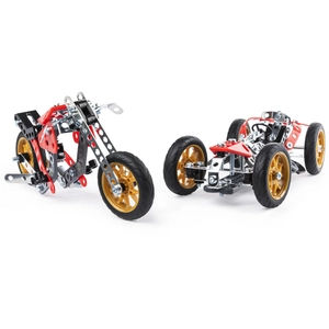Comparateur de prix : Spin Master Meccano Voiture Et Moto - 5 Modeles Meccano