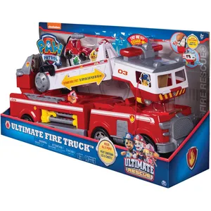 Paw Patrol Camion de pompiers Pat' Patrouille Ultimate rescue avec figurine