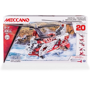 Spin Master Meccano Helicoptere - 20 Modeles Meccano