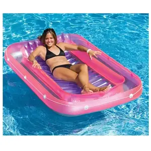 Matelas de bronzage lounge - SWIMLINE - 182 cm - Plastique - Résine - RoseVendu paramazon