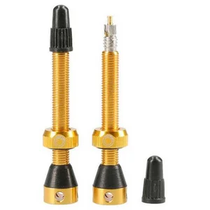 Comparateur de prix : Tubolight TL-VVGLD Paire Valves Tubeless Vélo Mixte, Or, 50mm