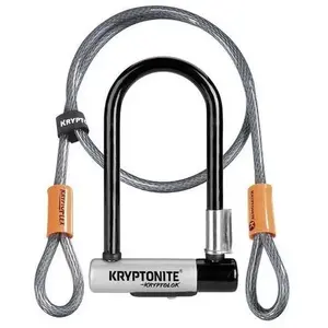 Comparateur de prix : Kryptonite Kryptolok Series 2 Mini-7 W/ Flex Cable And Flex noir / gris TU
