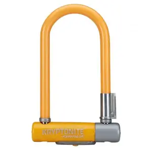 Comparateur de prix : Antivol U Kryptonite Kryptolok - Jaune/Argenté - 8,2x17,8 cm