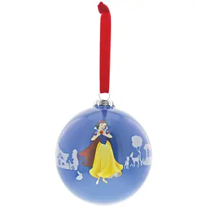 Disney Enesco Boule Noel Blanche Neige A29682, Multicolore