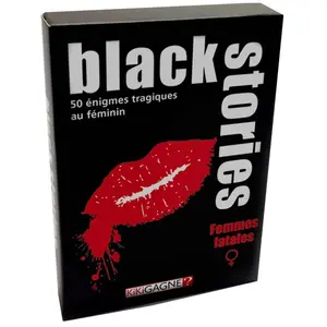 Jeu de société Iello Black Stories Femmes fatales pas cher