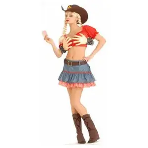 RueDeLaFete Costume Miss Texas Hold'Em Sexy pas cher