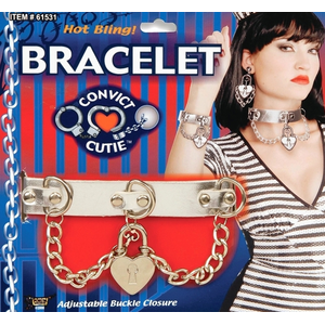 RueDeLaFete Bracelet Coeur Prisonnière