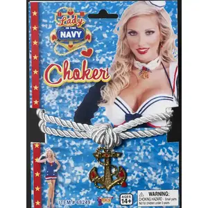 Comparateur de prix : RueDeLaFete Collier ras de cou de Lady Navy