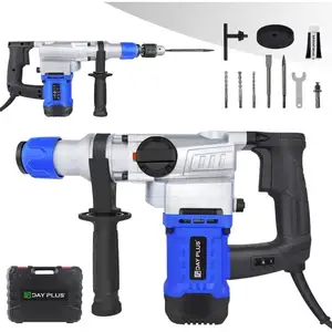 LUCN Perceuse à Percussion Filaire, Perceuse Visseuse 1500W 6J Professional... pas cher