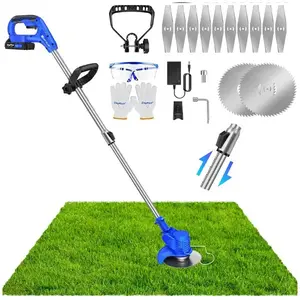 DAYPLUS Coupe-Bordures sans Fil Réglable, 21V, Tondeuse à Gazon Électr...Vendu parcdiscount