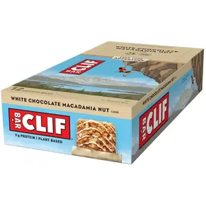 Comparateur de prix : Barre énergétique clif bar chocolat blanc & macadamia 12 x (68 g) - CLIF