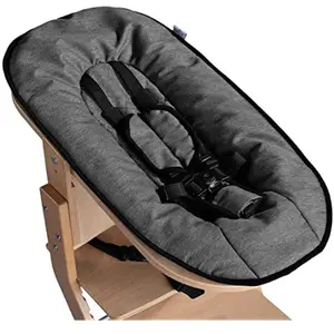 TiSsi Fixation de Siège Bébé Naturel pour Chaise Haute Anthracite 1 UnitéVendu paramazon