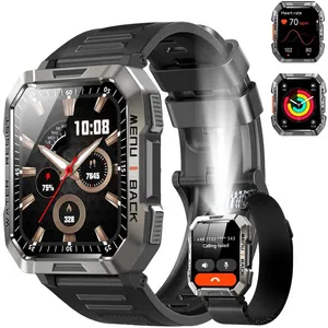 Blackview Montre Connectée Homme Militaire 2.01"  Hybride Lunette Smartwatch  Appels Bluetooth Lampe de poche Boussole 900 mAhVendu parcdiscount