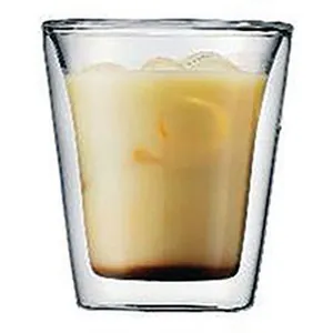 BODUM CANTEEN Set 2 verres double paroi 0.1 l Transparent pas cher