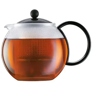 Bodum-Théière assam pression avec poignée en plastique Noir &infuseur 1 L Plastique pas cher
