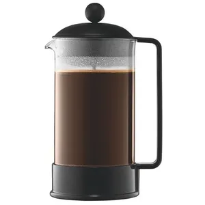 Bodum - 1548-01 - Brazil - Cafetière à Piston 8 Tasses - Noir - 1.0 L pas cher