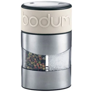 Comparateur de prix : Bodum Twin 11002-913 Moulin poivre et sel Blanc Crème