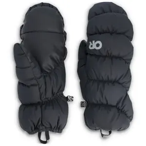 Outdoor Research - Coldfront Down Mitts - Gants taille S, gris pas cher