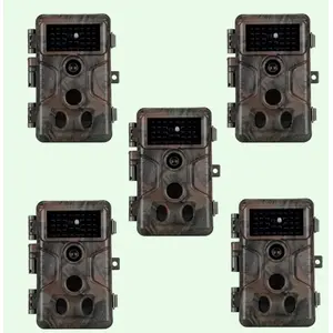 BlazeVideo Pack x5 Caméras Piège Photo 32MP HD 1296P avec Son et Visio... pas cher