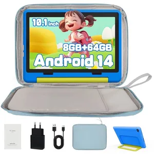 KOTSREN Tablette pour Enfant 10 Pouces avec Kid-Proof Étui Blue et Sac...Vendu parcdiscount