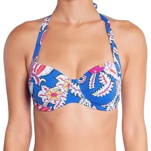 Huit - Haut de maillot de bain Darling bleu T.95C pas cher