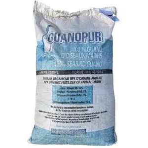 Guano d'oiseaux marins NPK 14-9-2   Engrais naturel sac 25 kg pas cher