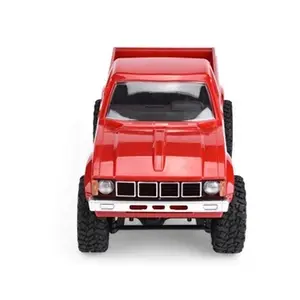 Comparateur de prix : WPL DC-24 2.4GHz Fréquence Télécommande Véhicule Tout-Terrain 4 Canaux RC Camion cadeau de Noël anniversaire fête(Rouge)