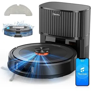TEENDOW Robot Aspirateur Laveur, 4500Pa Robot Aspirateur sans Fil, 260... pas cher