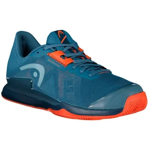 HEAD Sprint Pro 3.5 Clay Hommes Chaussure de Tennis Men's, Bleu/Orange, 46 pas cher