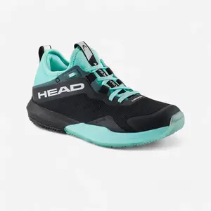 Chaussure de padel Femme- Head Motion Pro 2024 noir turquoise - HEAD pas cher
