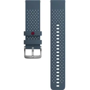 Comparateur de prix : Polar Bracelet 22mm Sil Blu/Gry S-L Bleu