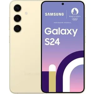Samsung Galaxy S24 Smartphone 128 Go Crème Débloquer tous les opérateu... pas cher