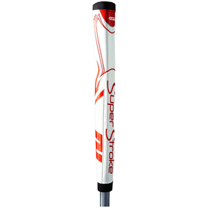Super Stroke Poignée de putter Zenergy 2.0 OPT, blanc/rouge pas cher