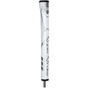 Comparateur de prix : SuperStroke Zenergy Pistol Tour Grip de putter de golf non conique, technologie Spyne améliorée, Tech-Port et nouvelle texture multi-zones, blanc/argenté