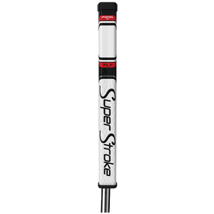 Super Stroke Poignée de putter TLT Pistol 1.0 pour droitiers, blanc/rougeVendu parall4golf