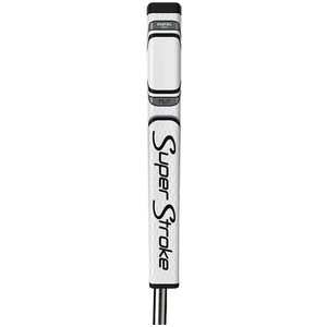 Super Stroke Poignée de putter TLT Pistol 2.0 pour gauchers, blanc/argent pas cher