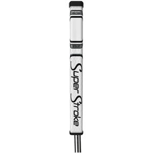 Super Stroke Poignée de putter TLT Pistol 1.0 pour gauchers, blanc/argent pas cher