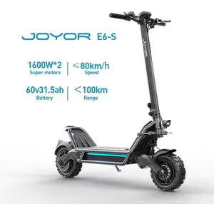 Comparateur de prix : Trottinette électrique tout-terrain JOYOR E6-S 11 pouces, 2 moteurs 16...