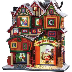 Lemax 95569 Christmas Village Facade: Dasher's Advent Stable pas cher