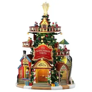Comparateur de prix : The Tannenbaum Tower Christmas Shops b/o 4.5V Réf. 55311