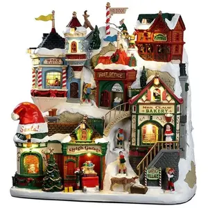 Lemax Santa's Wonderland Père Noël Facade Village, Uni, 25925, Multicolore pas cher