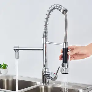 Auralum - Robinet Cuisine Douchette Extractible à Deux Jets Mitigeur d... pas cher