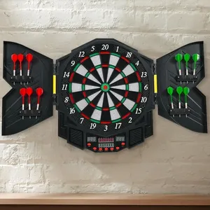 Comparateur de prix : COSTWAY Cible Jeu de Fléchettes Electronique Dartboard avec 27 Mode de...